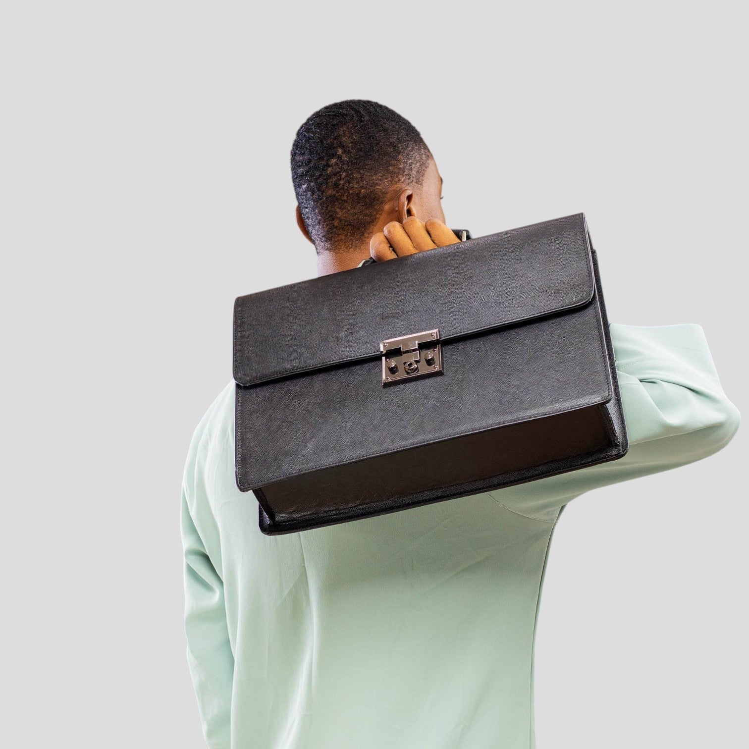 Executive Leather Briefcase ( With FREE passport cover)