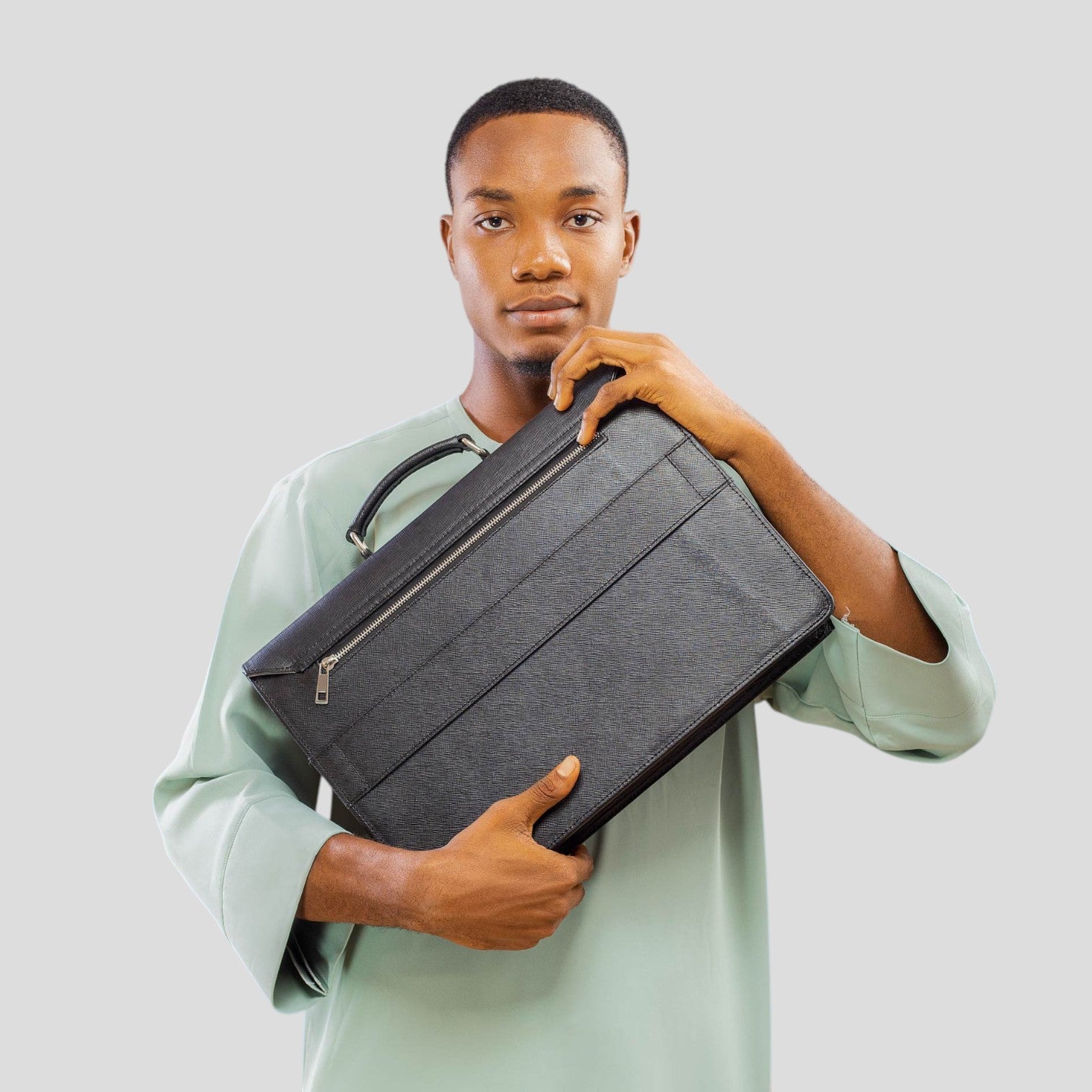 Executive Leather Briefcase ( With FREE passport cover)