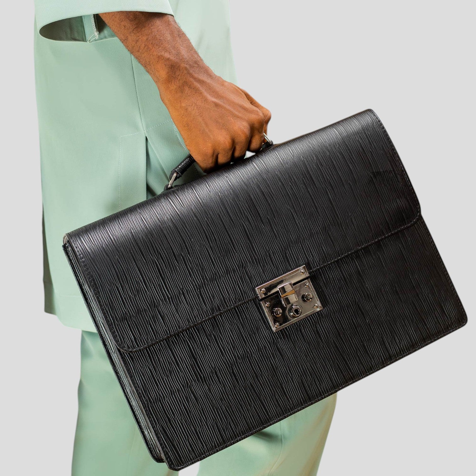 Executive Leather Briefcase ( With FREE passport cover)