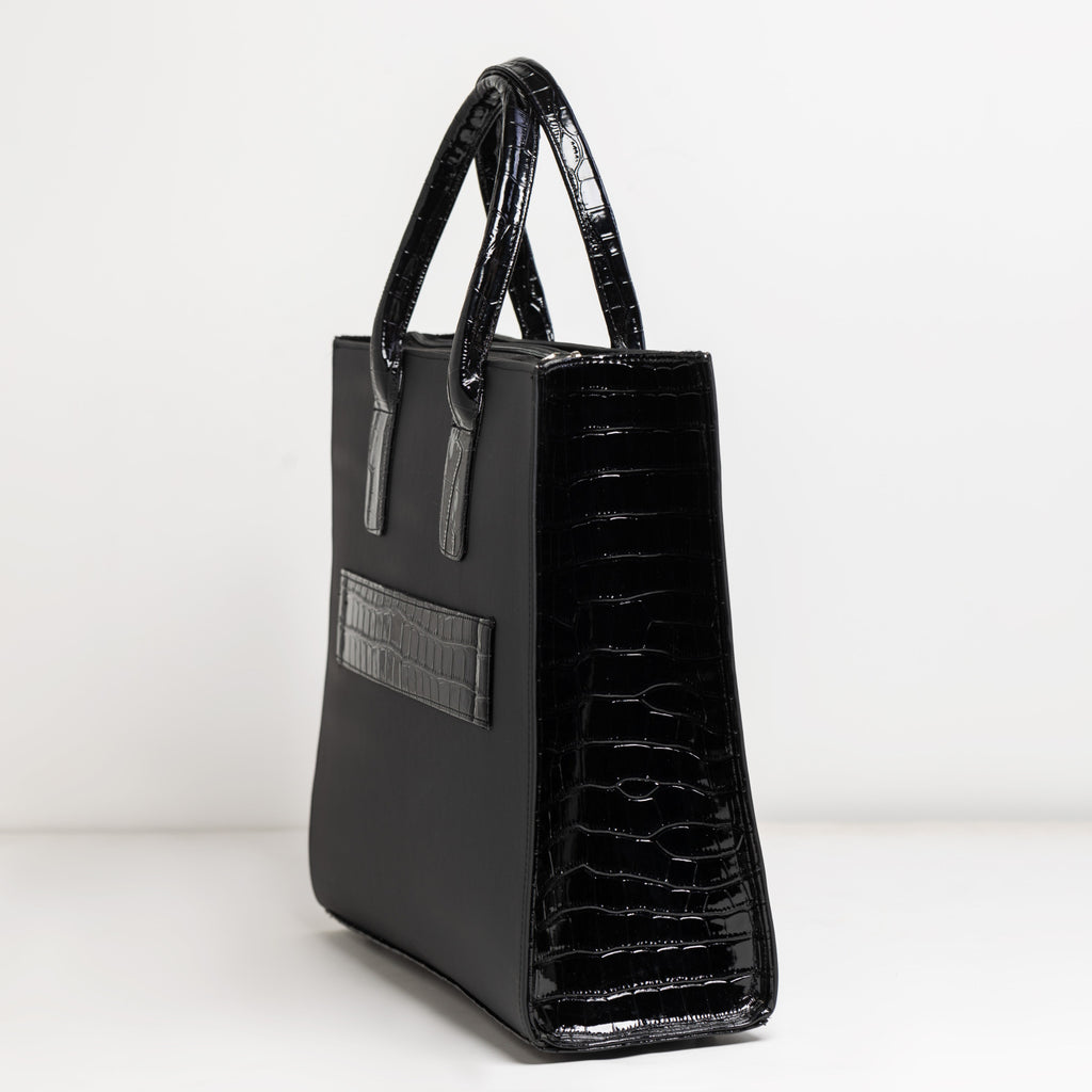 seasons unisex leather maxi tote bag