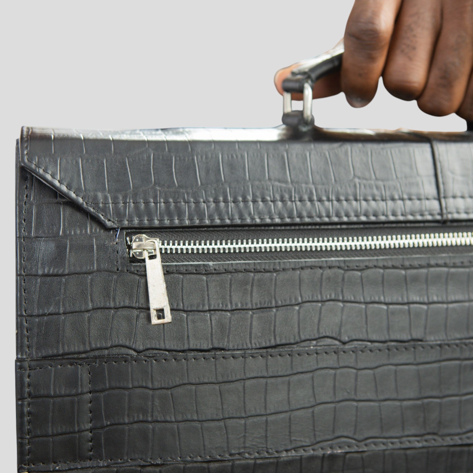 Executive Leather Briefcase ( With FREE passport cover)
