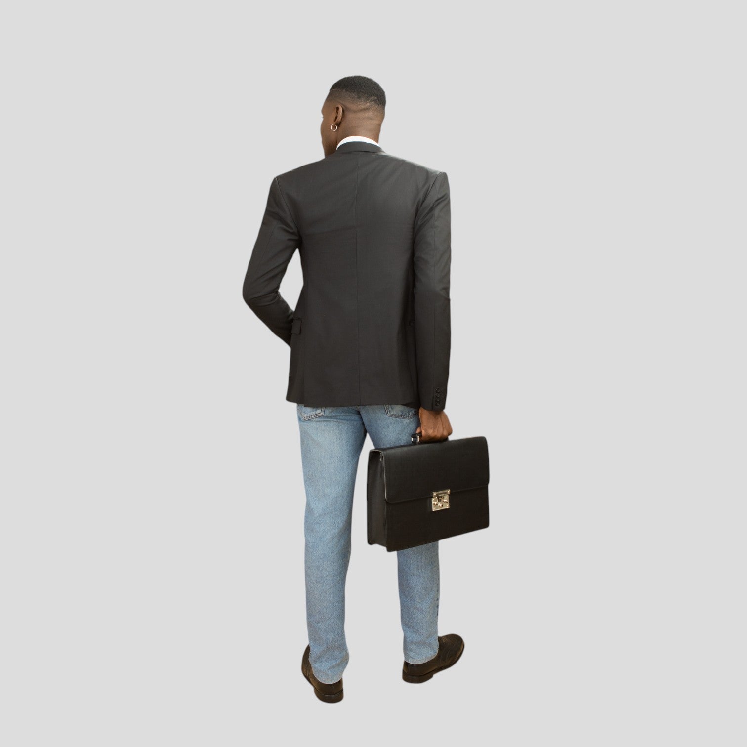 Executive Leather Briefcase ( With FREE passport cover)