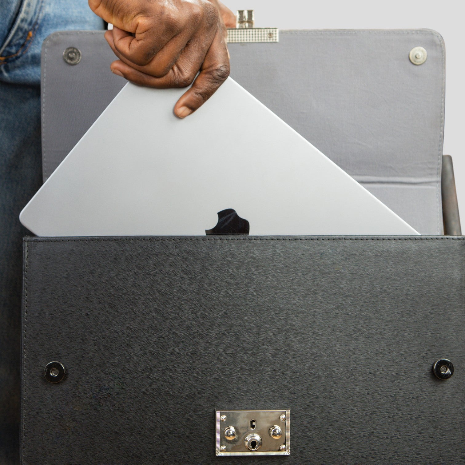 Executive Leather Briefcase ( With FREE passport cover)